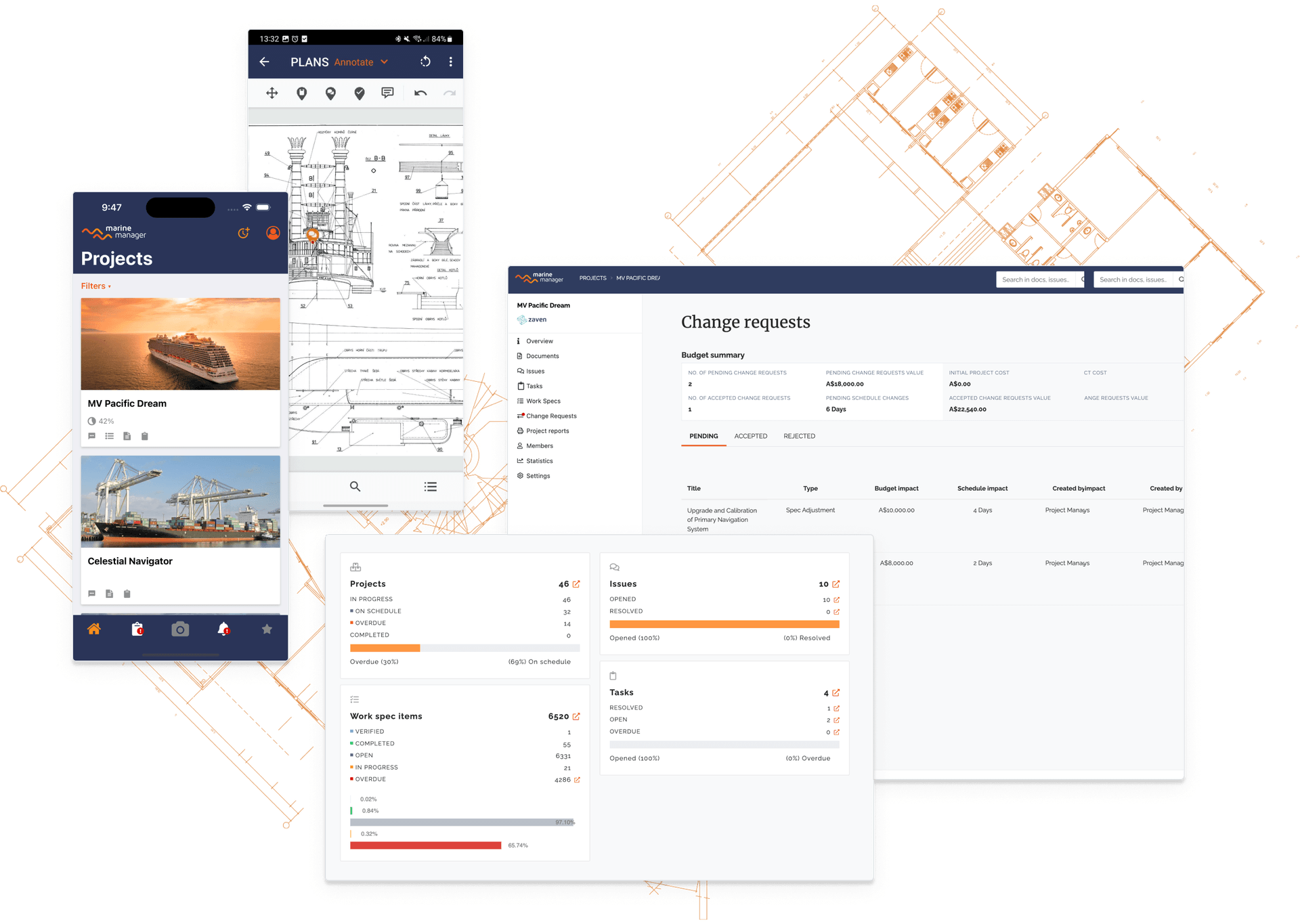 Ship construction management solution by zaven